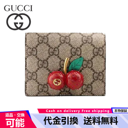 【人気商品】【GG】チェリー付きGGスプリーム ミニ財布