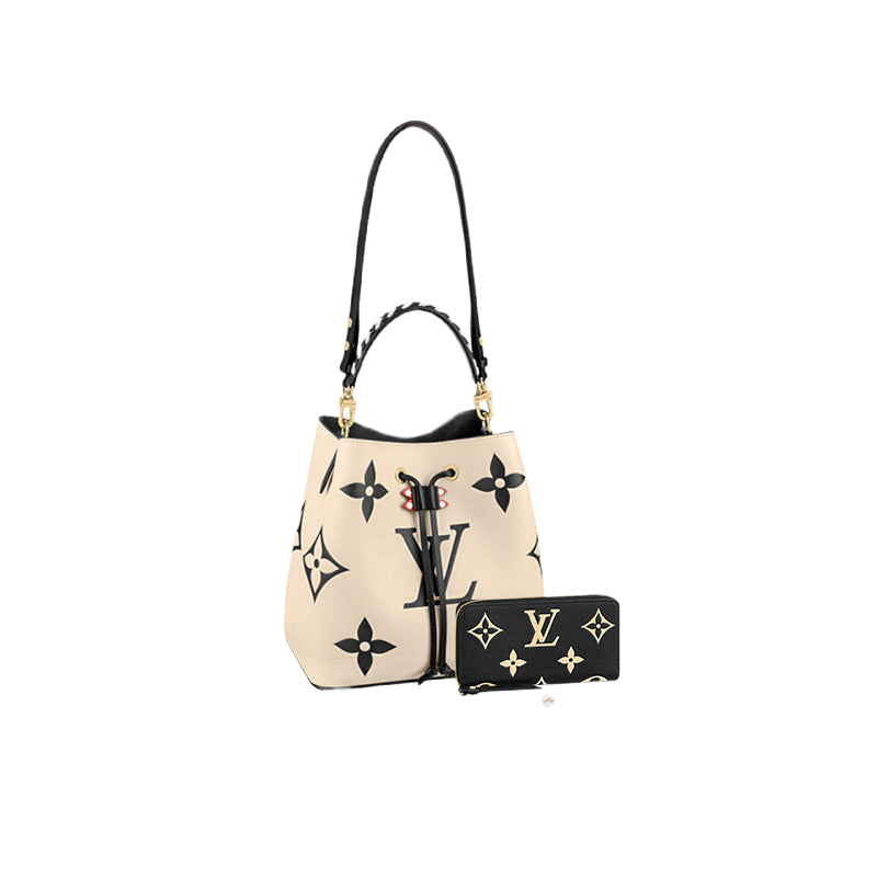 LOUIS VUITTON ネオノエ クレーム 長財布 2点セット お得 M56889+M80481