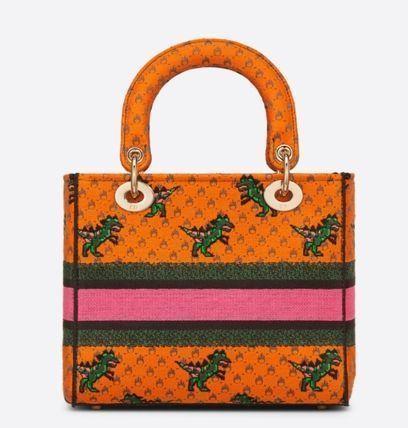 *21AW*新作*LADY D-LITE DRAGON & FIRE ミディアムバッグ