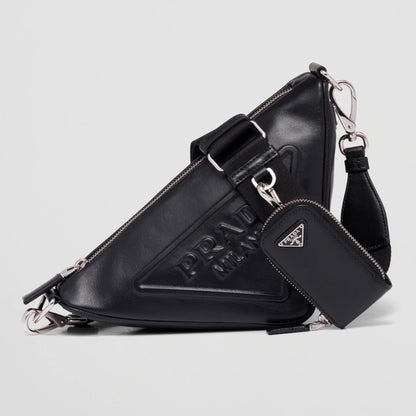 累積売上第１位☆新作☆ プラダ PRADA トライアングル レザーショルダーバッグ