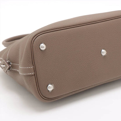 エルメス ボリード31 トリヨンクレマンス エトゥープ シルバー金具