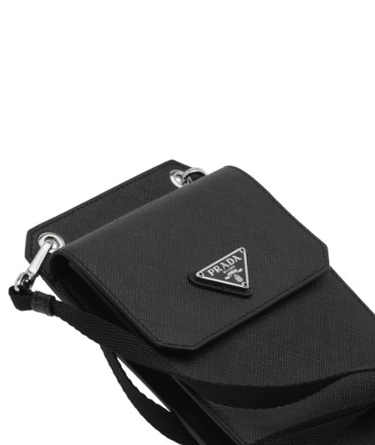 ☆PRADA☆サフィアーノレザー スマートフォンケース