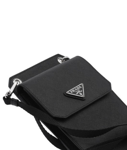 ☆PRADA☆サフィアーノレザー スマートフォンケース