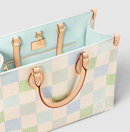 パステルカラー大人可愛い◎ Louis Vuitton トートバッグ ダミエ N40518