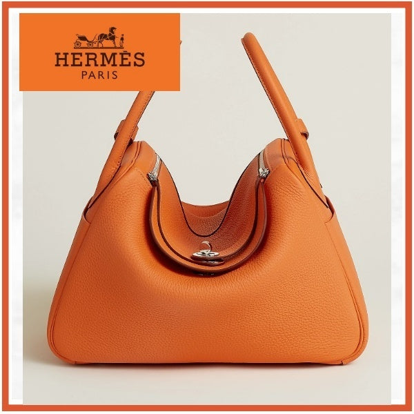 【希少！ リンディ 30】HERMES Lindy ショルダー 金具ゴールド