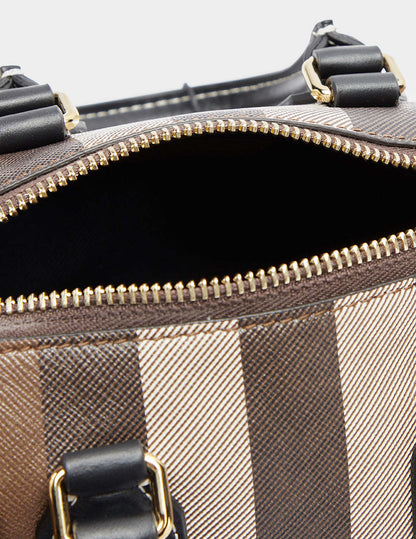 BURBERRY /　レディース チェック ミニ ボウリング バッグ