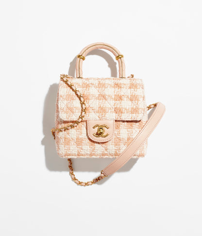 トップハンドル ミニ フラップ バッグ