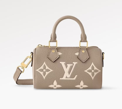 希少 LOUIS VUITTON ナノスピーディー ミニバッグ 黒 SAC NANO SPEEDY M81456 M82890