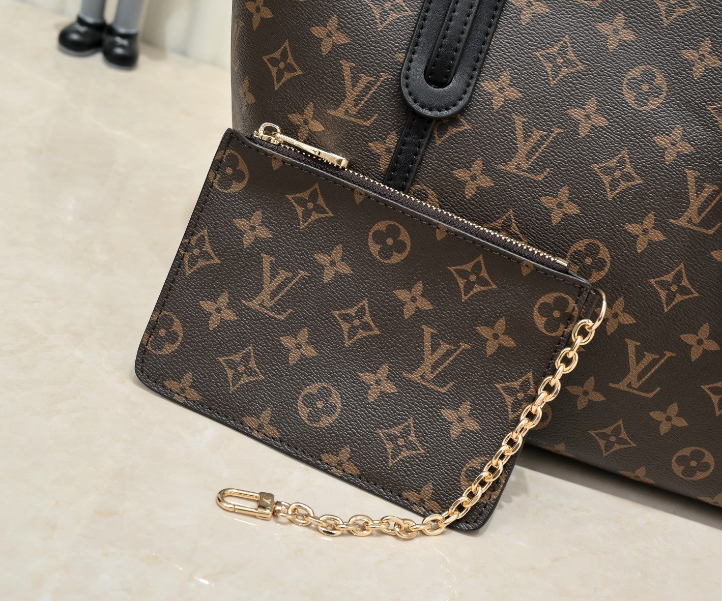 Louis Vuitton 新しいポータブル 58111 ショッピング バッグ