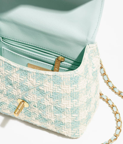 トップハンドル ミニ フラップ バッグ