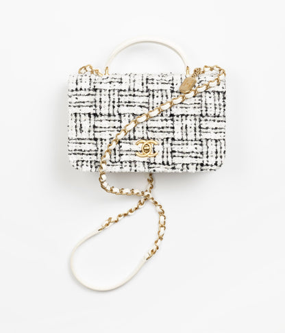 トップハンドル ミニ フラップ バッグ