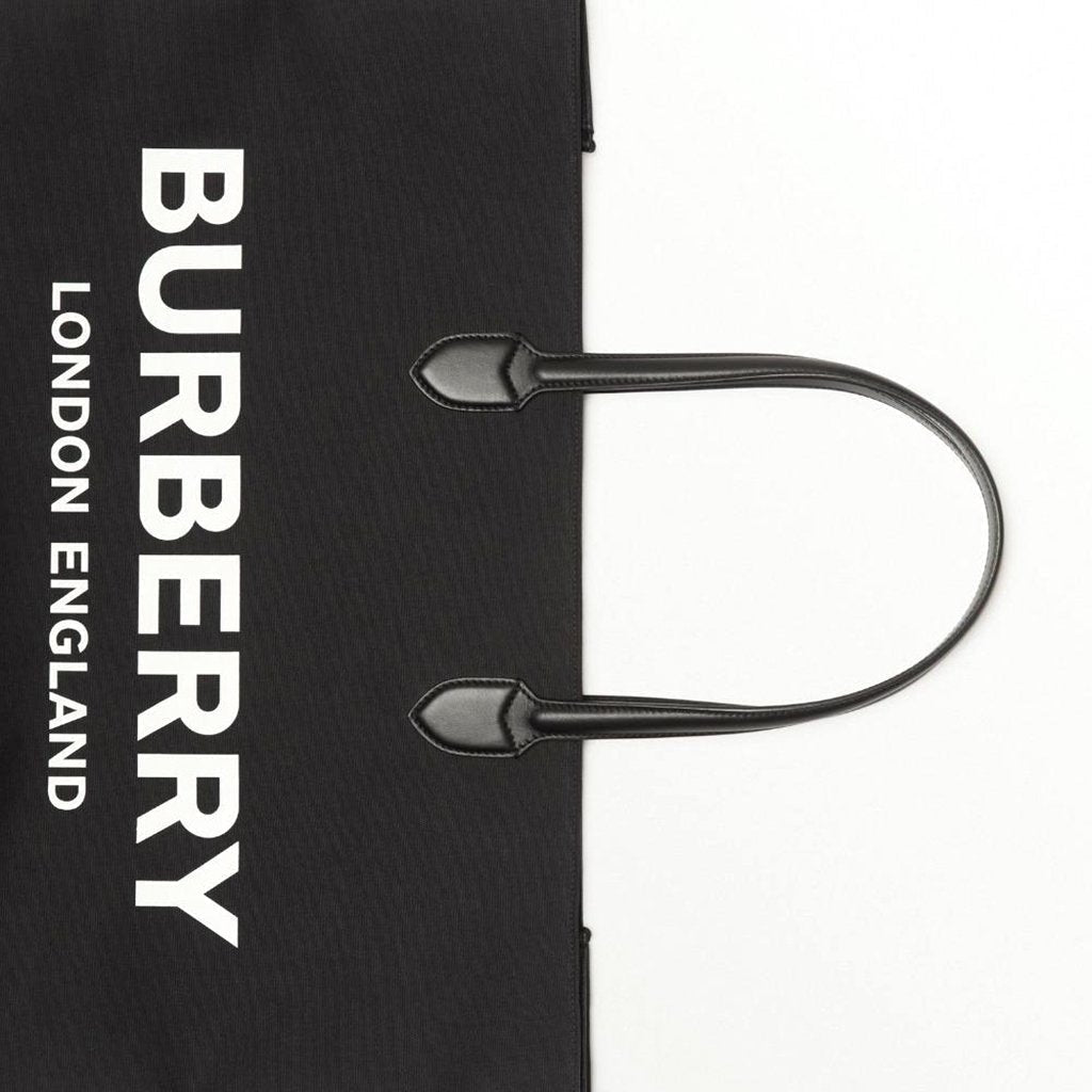 【Burberry】ロゴデティールキャンバス トート