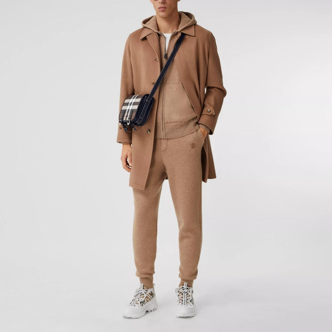 【BURBERRY】バーバリー チェック レザーメッセンジャーバッグ