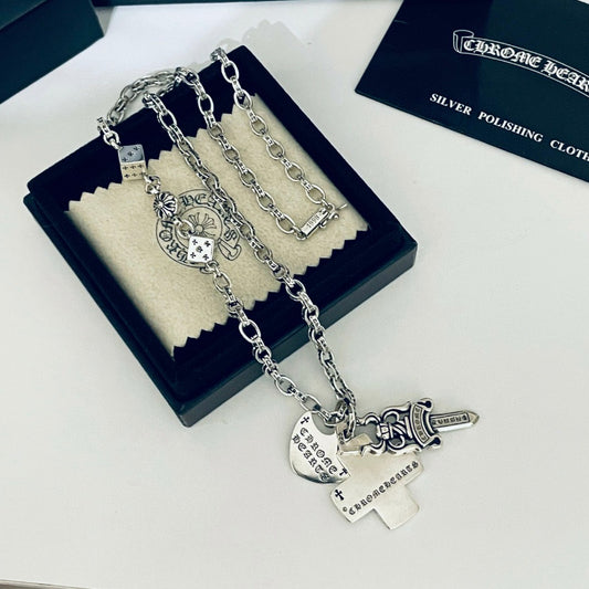 【Chrome Hearts】ネックレス、新しいネックレス万能シンプルファッションオーナメント