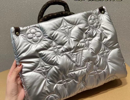 LV 柔らかなコットン素材のトートバッグ【50%オフ 送料無料】