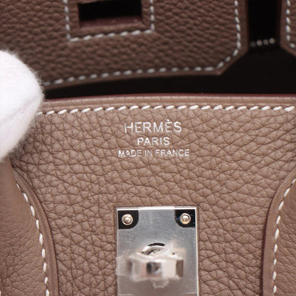 エルメス バーキン25 トゴ エトゥープ シルバー金具