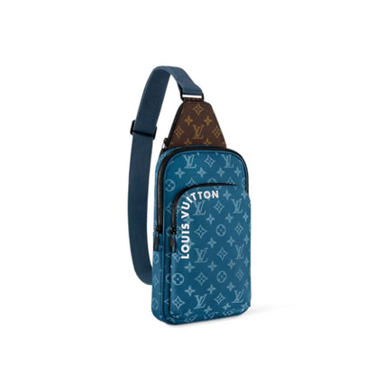 新作 ルイヴィトン ボディバッグ ショルダーバッグ ブルー