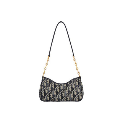 【23年新作】 DIOR 30 MontaigneAvenue CDロゴHoboパッケージ ワンショルダー斜め掛けバッグブルー