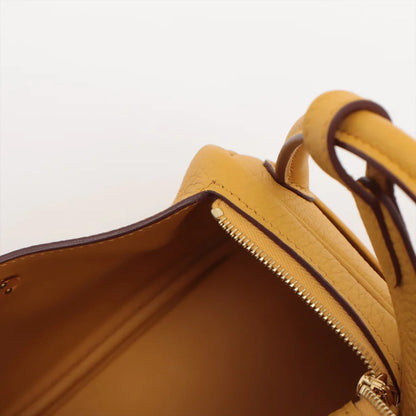 エルメス ミニリンディ トリヨンクレマンス ジョーヌアンブル ゴールド金具