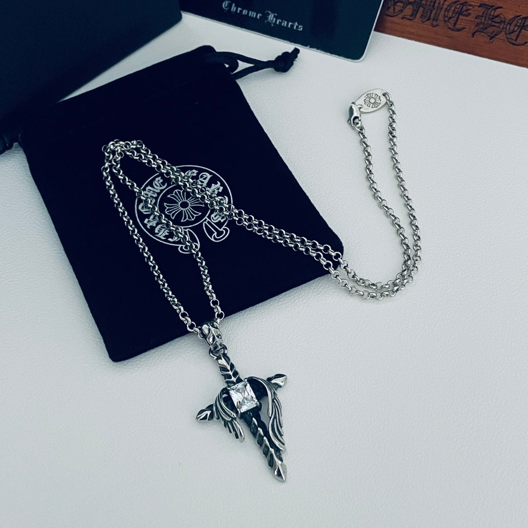 【CHROME HEARTS 】ネックレス、新しいネックレス万能シンプルファッションオーナメント