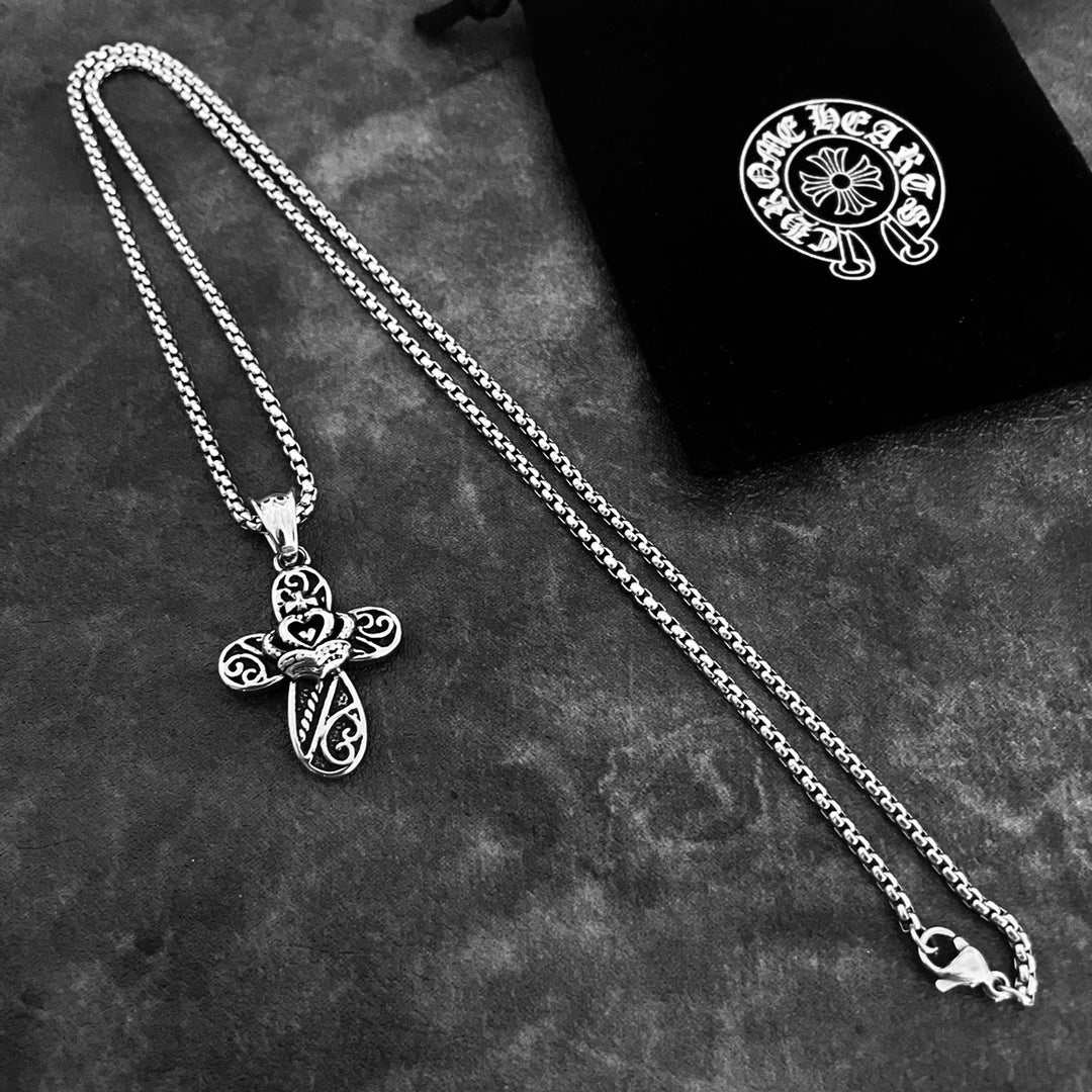 【CHROME HEARTS 】ネックレス、新しいネックレス万能シンプルファッションオーナメント