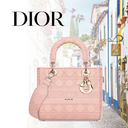 DIOR LADY D-LITE カナージュ ミディアム バッグ