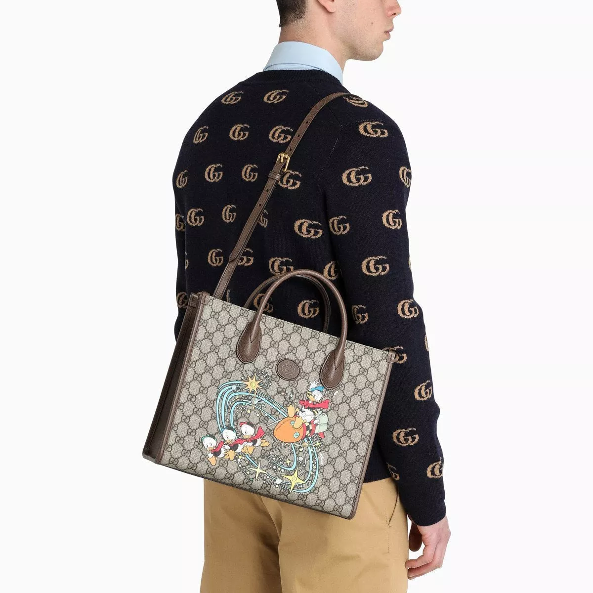 【GUCCI】累積売上総額第１位 ドナルドダックトート★コラボ 限定品