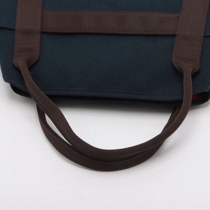 エルメス サックドパンサージュグルーム キャンバス ネイビー シルバー金具