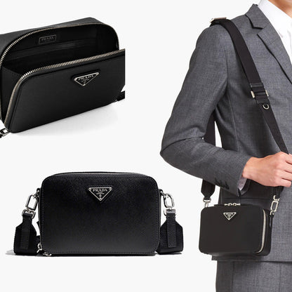 PRADA プラダ ブリック サフィアーノレザー バッグ