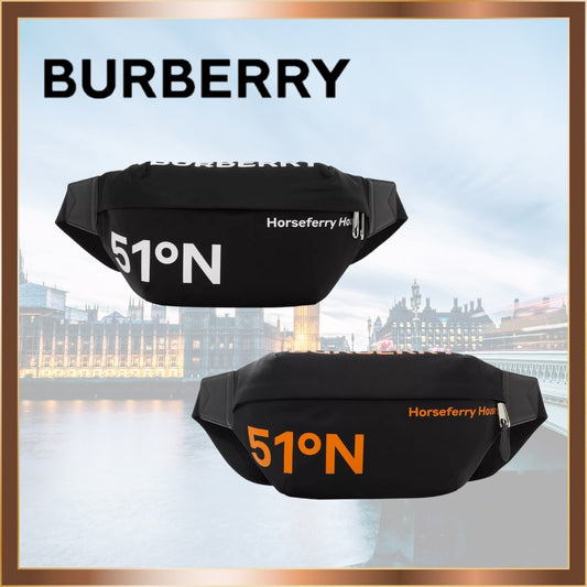 新作【BURBERRY】バーバリー ソニー ナイロン バナナバッグ
