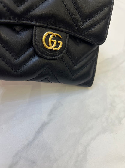 【GUCCI】関税負担なしGUCCI 〔GGマーモント〕 コイン＆紙幣 カードケース