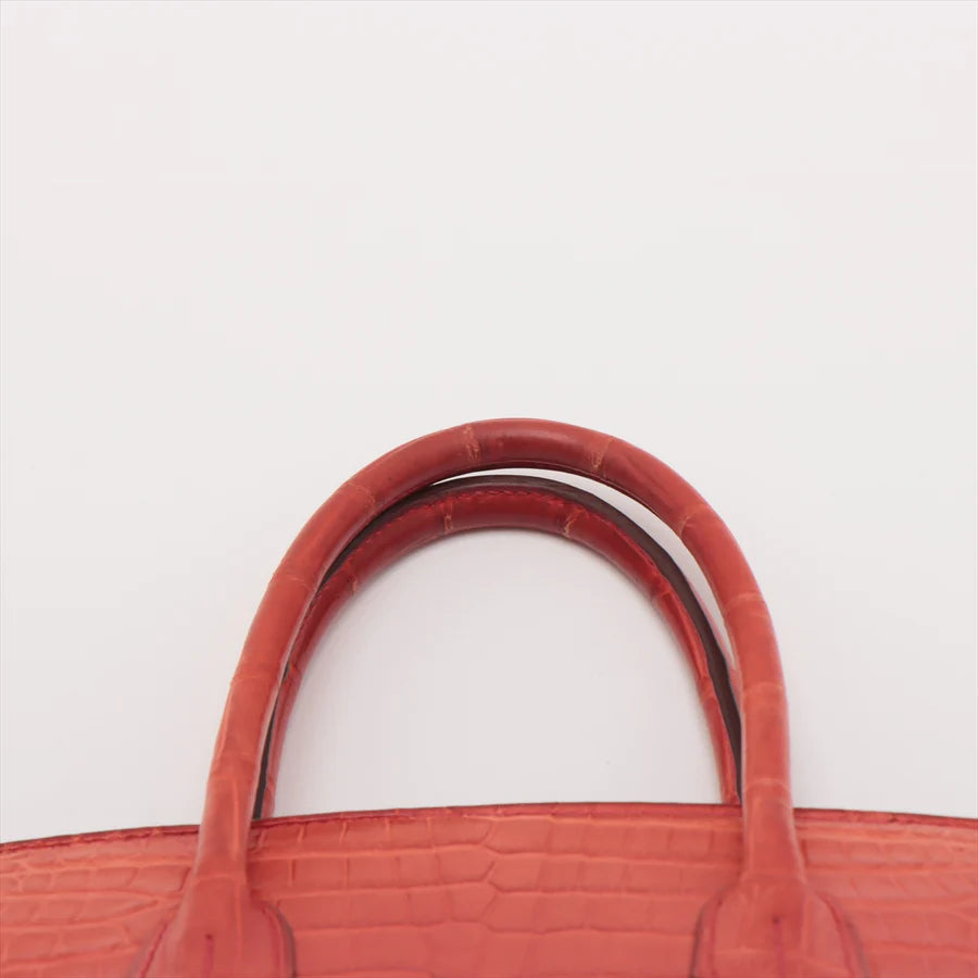 エルメス バーキン30 ポロサスマット ルージュインディアン シルバー金具