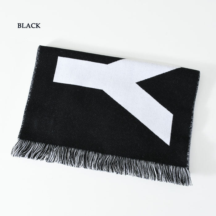 BURBERRY ロゴウールジャガードマフラー 190*35cm