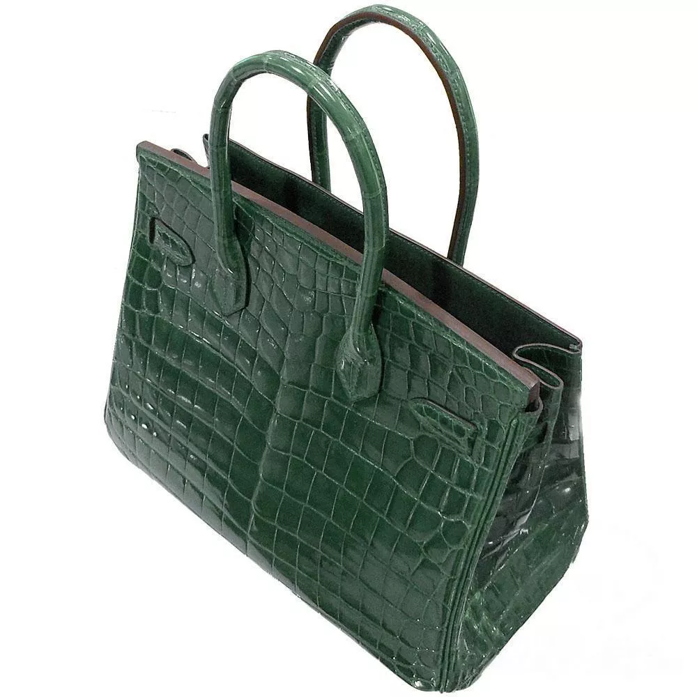 【HERMES】エルメス バーキン 30cm クロコダイル ゴールド金具