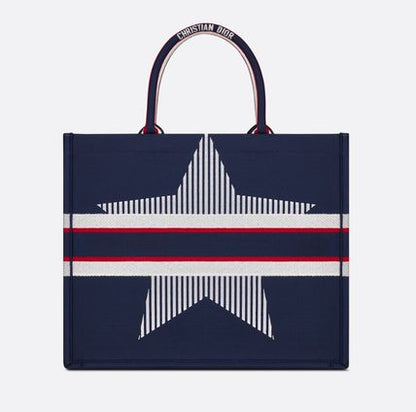 【星の刺繍がポイント♪】DIOR BOOK　TOTE　トートバッグ