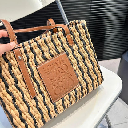 LOEWE◆ロエベ ウーブン トートバッグ