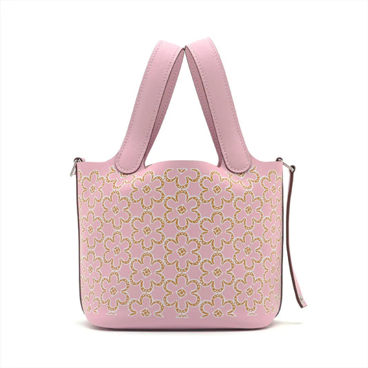 エルメス ピコタンロック ミクロ ラッキーデイジー スイフト モーヴシルベストル シルバー金具