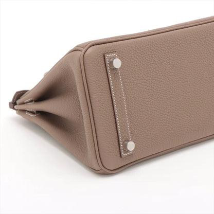 エルメス バーキン25 トゴ エトゥープ シルバー金具