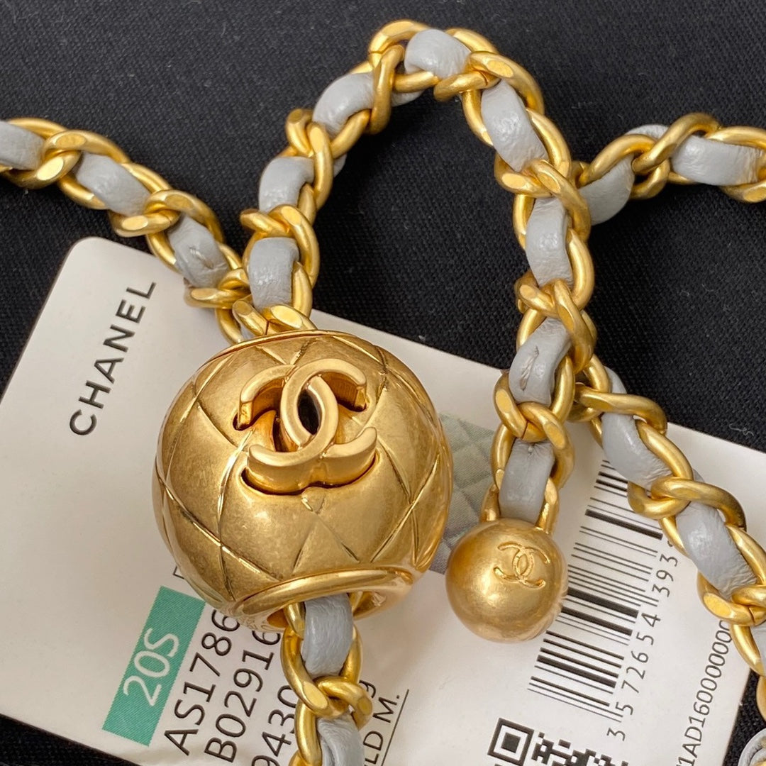 Chanel CF square with golden ball 1786