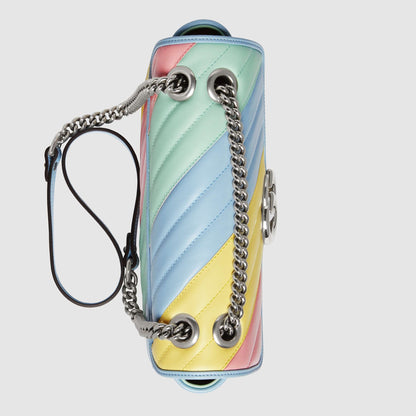 〔GGマーモント〕オンライン限定 キルティングレザー スーパーミニバッグ