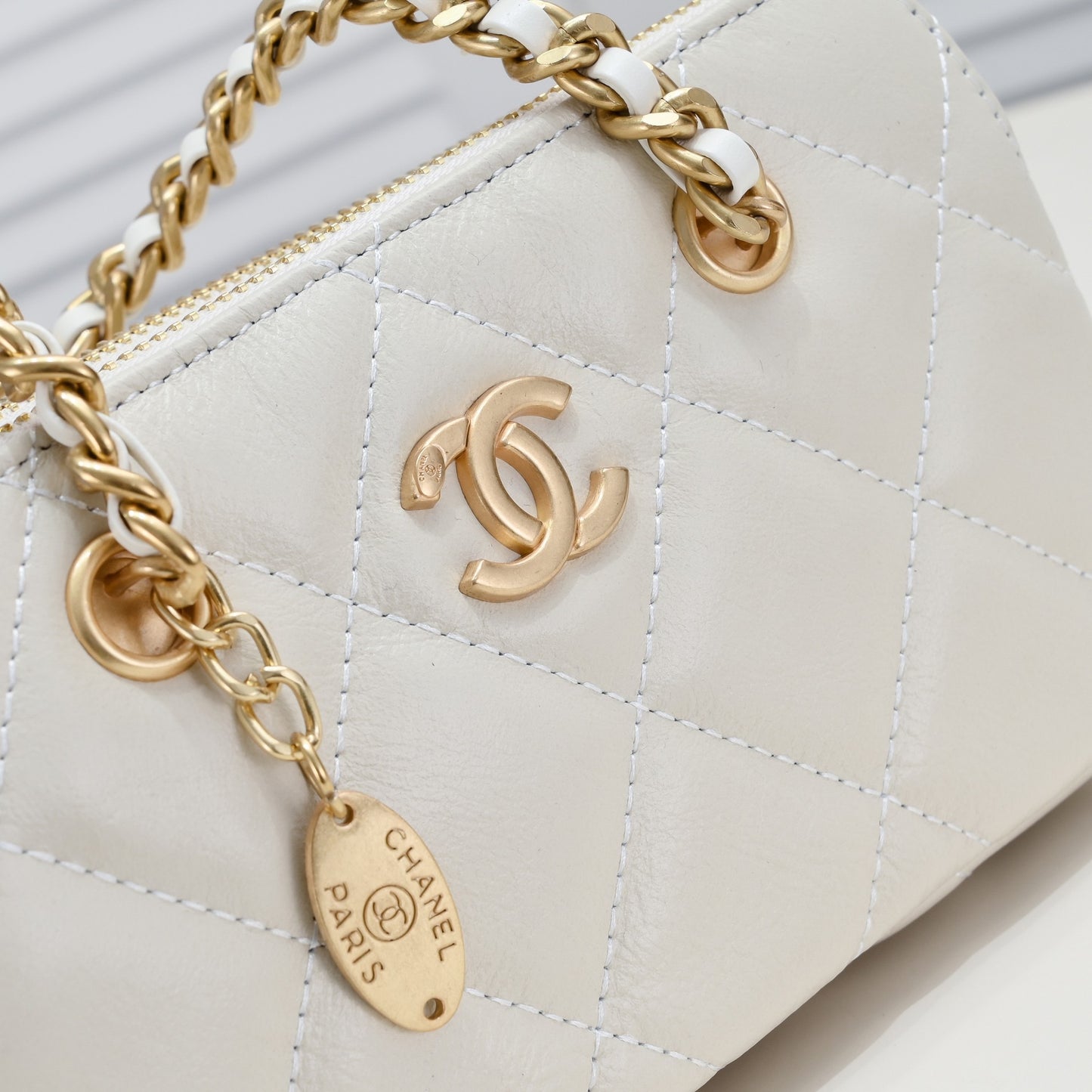Chanel 23K gold coin chain bag-2 colors