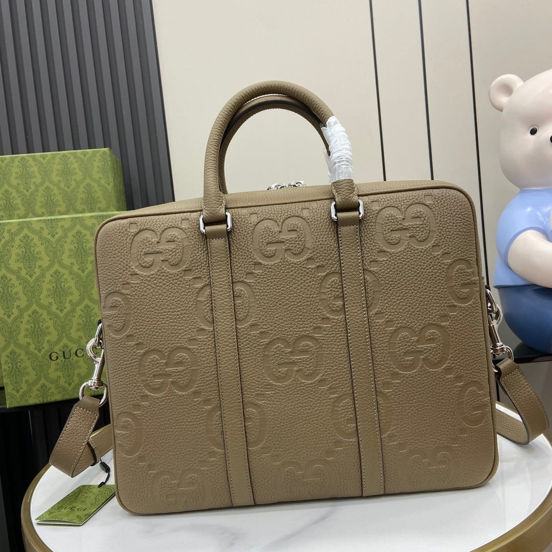 【 Gucci 旗艦店】スーパー ダブルG ブリーフケース