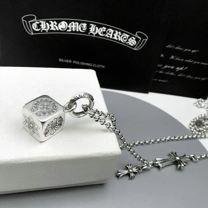 【Chrome Hearts 】クロムハーツ ダイスペンダント ネックレス