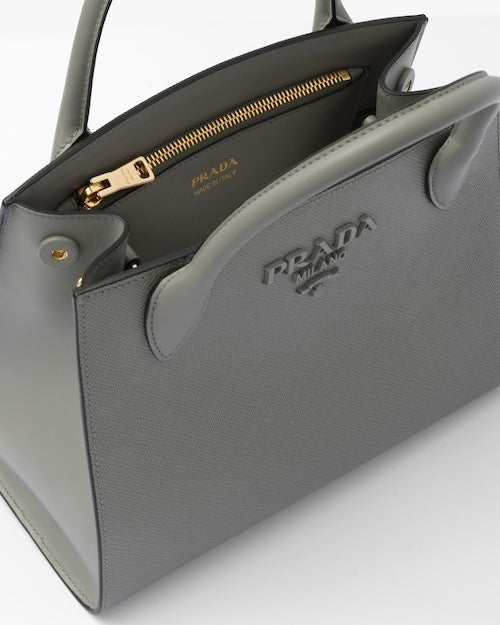 ★PRADA直営店★モノクローム スモール サフィアーノ バッグ