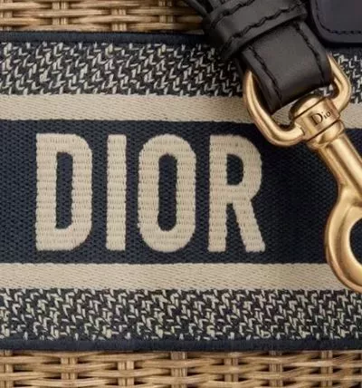 完売前に！DIOR 即納・関税込 DIOR WICKER かごバッグ ストロー