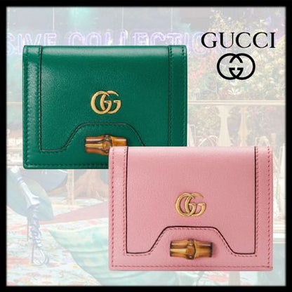 入手困難【GUCCI】 バンブー付き カードケース ウォレット