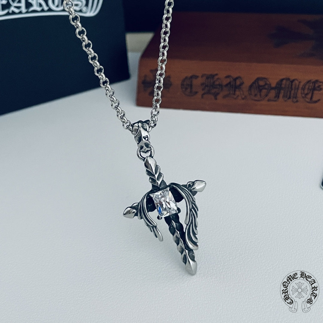 【CHROME HEARTS 】ネックレス、新しいネックレス万能シンプルファッションオーナメント