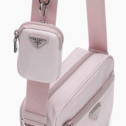 PRADA プラダ RE NYLON ロゴ ミニポーチ付き クロスボディバッグ
