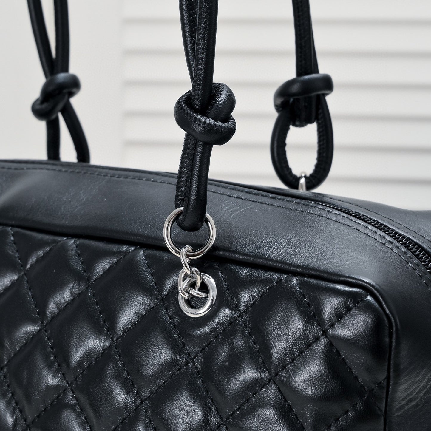 CHANEL BAG 9121 bowling bag