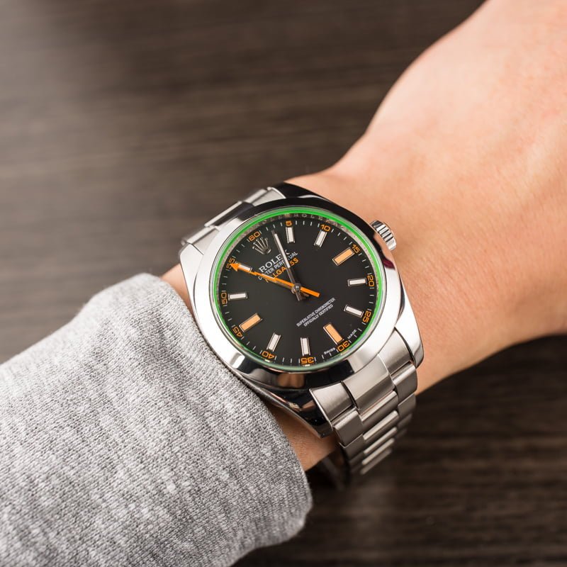 ROLEX ロレックス ミルガウス 116400GV ブラック ランダムシリアル